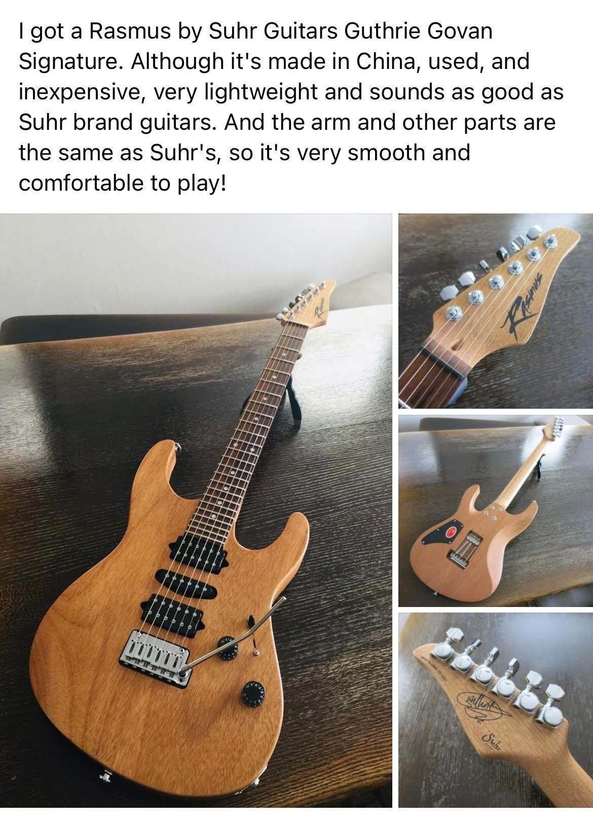 最終値下げ】Rasmus by Suhr M200 エレキギター中古