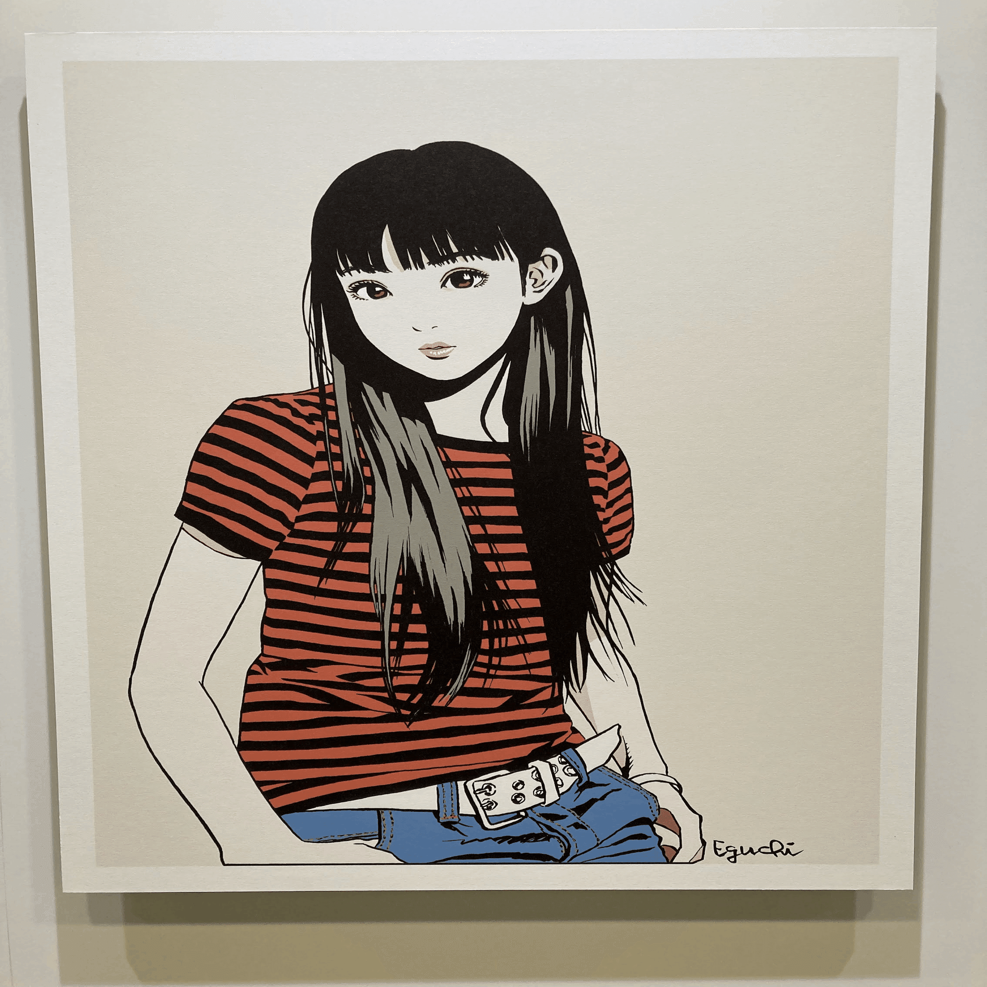 1000日チャレンジ 718日目 「東京少女 江口寿史イラストレーション展