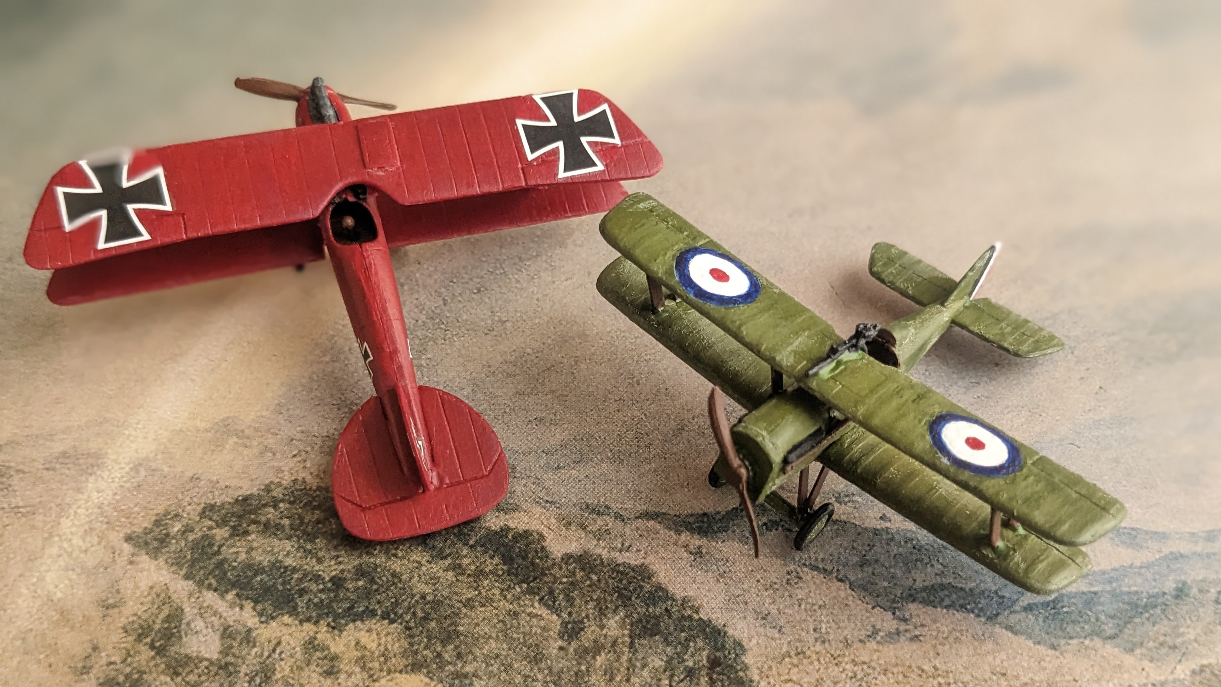 複葉機模型1/144 SE5a&アルバトロスD5|sion 複葉機模型1/144 SE5a&アルバトロスD5|sion