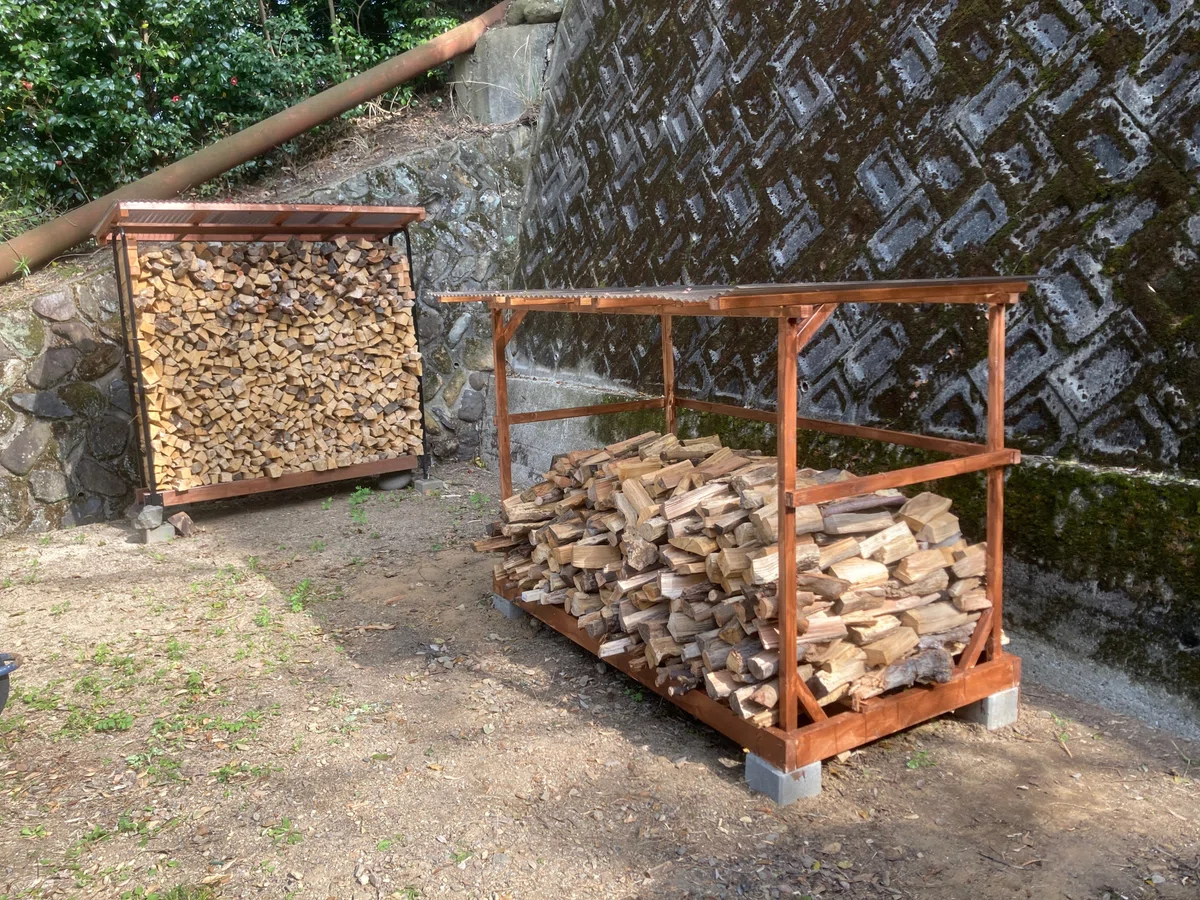 ど素人が1から作る薪棚DIY制作記｜イワハシ