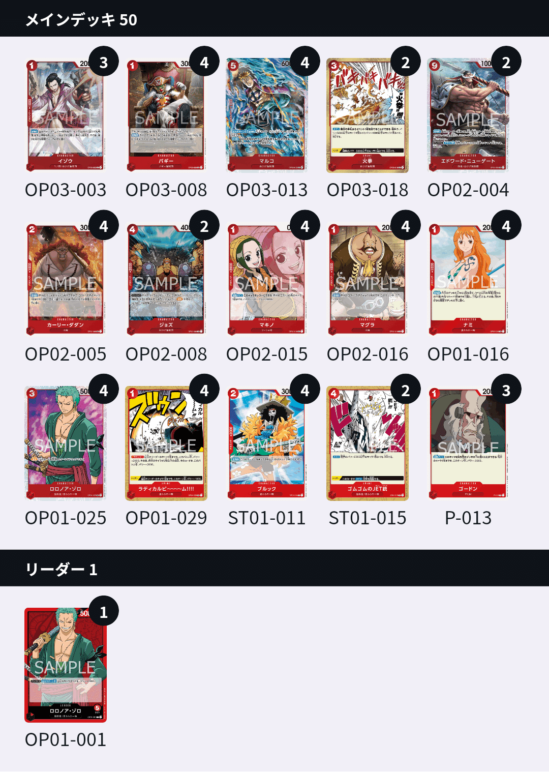 4/28追記】3弾環境最強候補⁉赤ゾロ解説｜おっくん