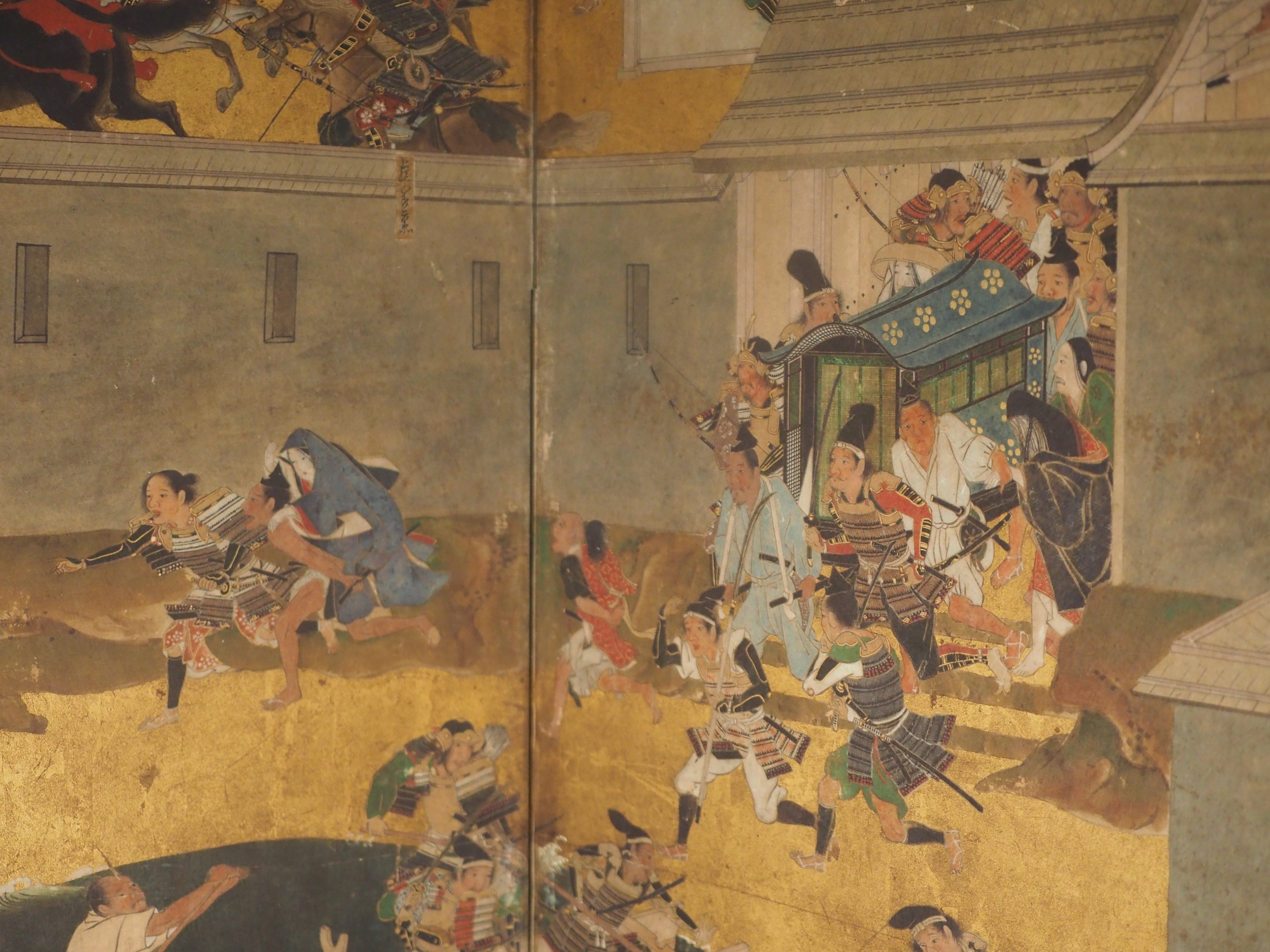 【模写】【一灯】c1672 平家物語合戦図 源平合戦図屏風 文化遺産オンライン