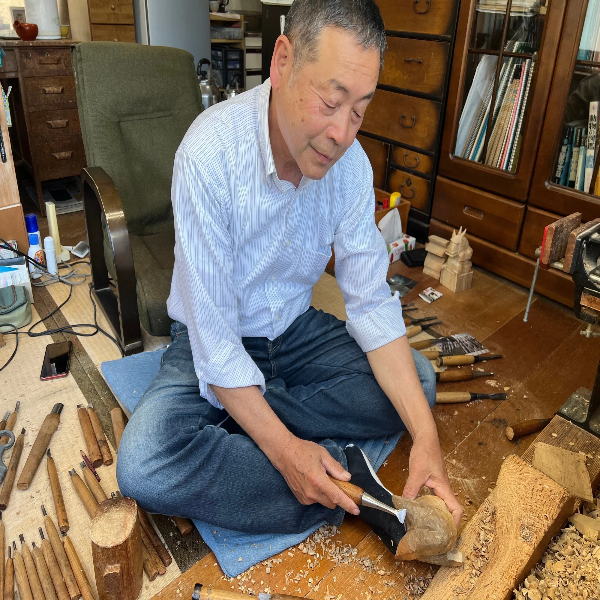 木彫作家・松田政斗さん「自然豊かな但馬で木彫作家として生きる 