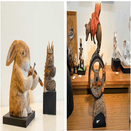 但馬木彫 松田一戯 干支 申① 但馬木彫公式サイト