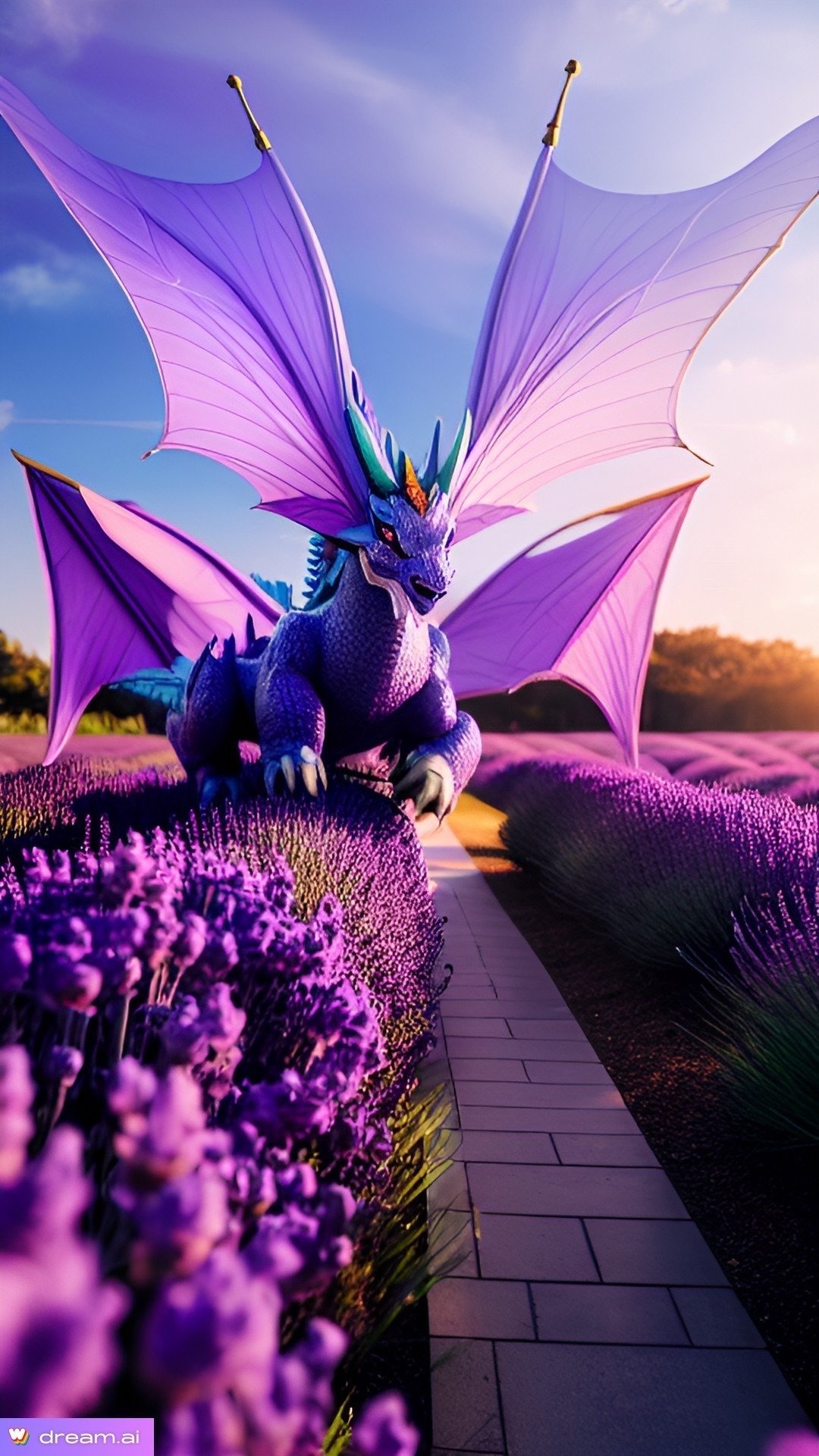 ラベンダー ドラゴン  
Lavender Dragon Medium 幻の生き物を紹介】ラベンダー・ドラゴン｜異形博物館【オカルト・ホラー】