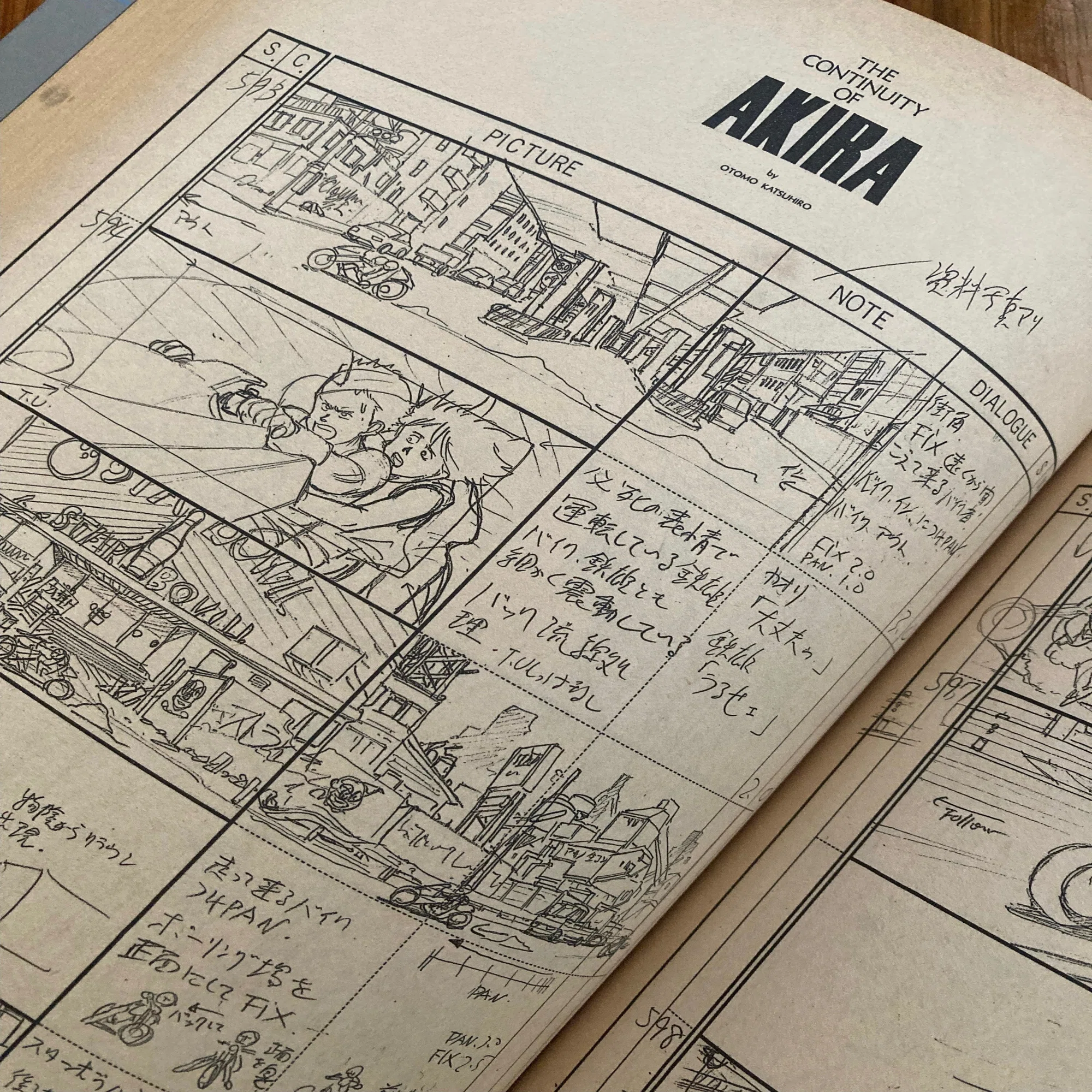7 AKIRA絵コンテ集1・2 ｜Yoshimi Taketomi