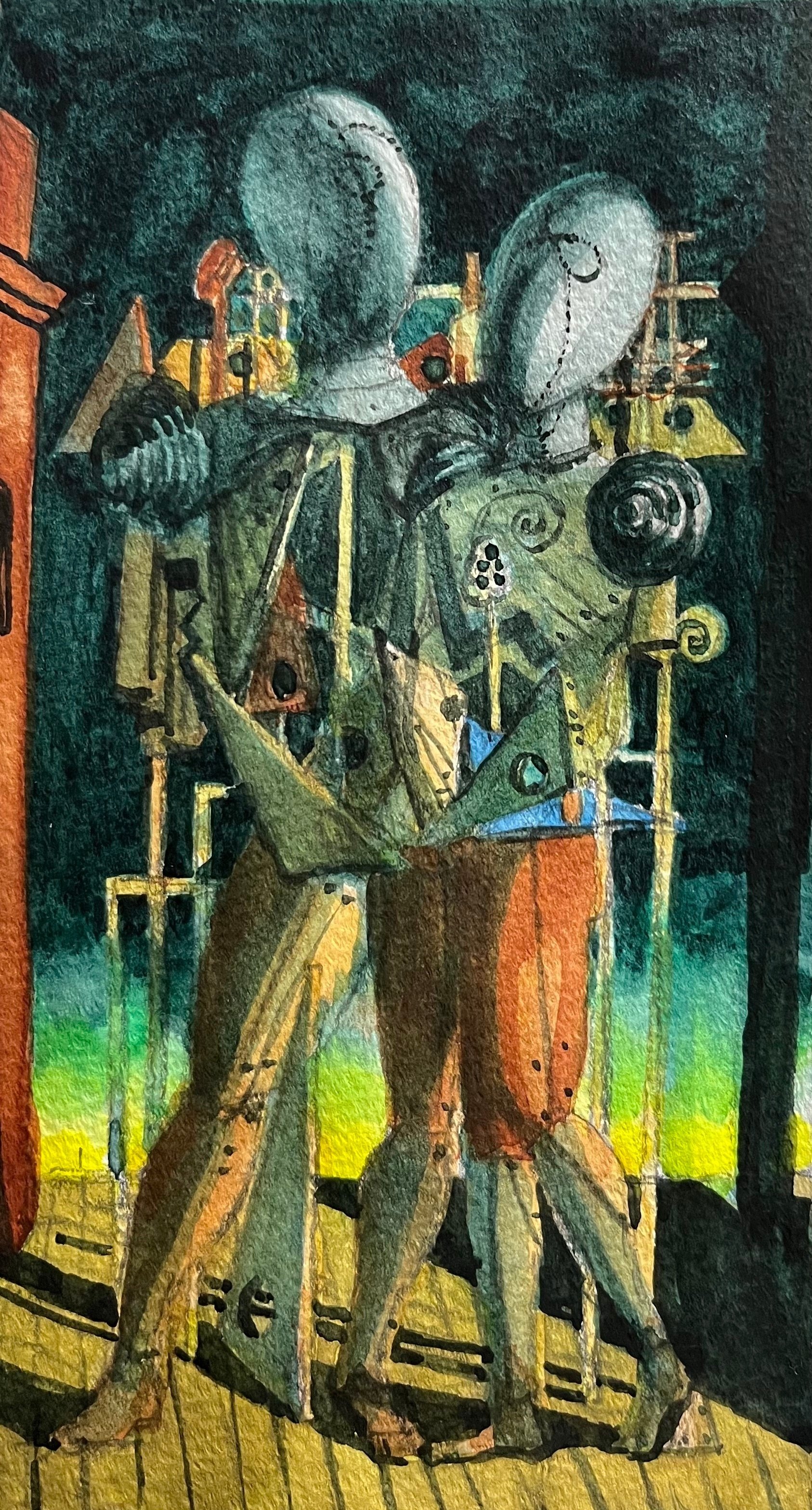 模写 ジョルジュ・デ・キリコ ヘクトールとアンドロマケーの別れ