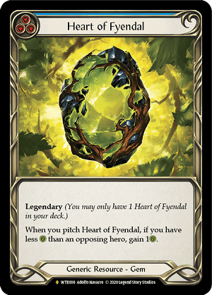 その他 Flesh and Blood Heart of Ice CF Heart of Ice - Tales of Aria - Flesh and Blood TCG