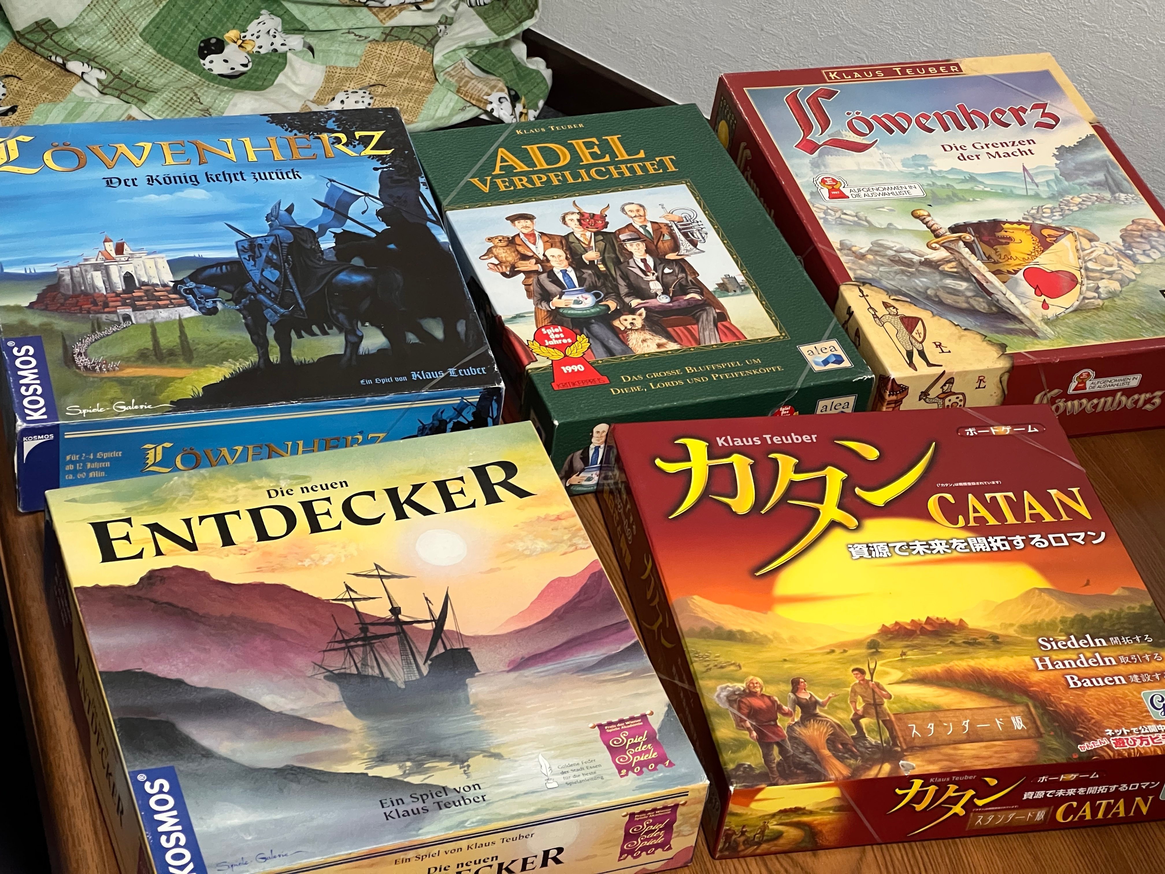 カタン(英語版) クラウス・トイバーのサイン入り カタン(英語版) クラウス・トイバーのサイン入り ボードゲーム「カタン