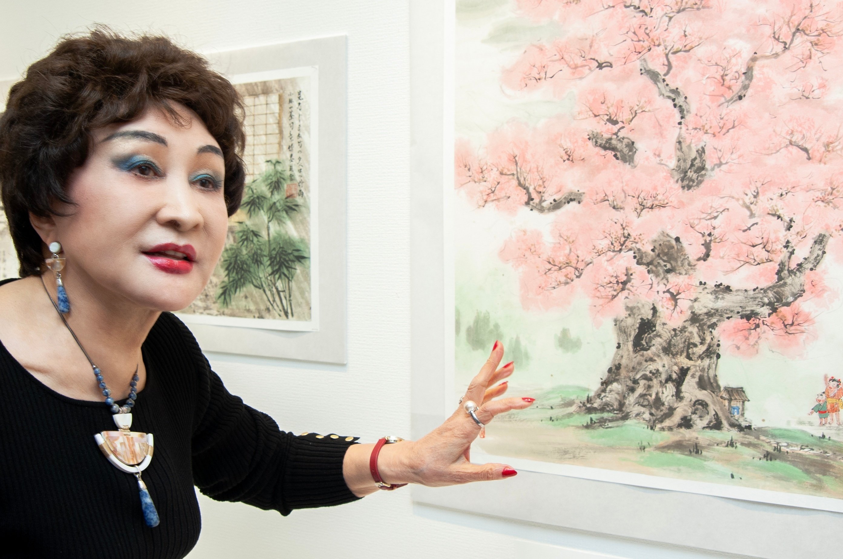 好評開催中の傅益瑶『小林一茶俳句情景画展』＠創英ギャラリー（東京