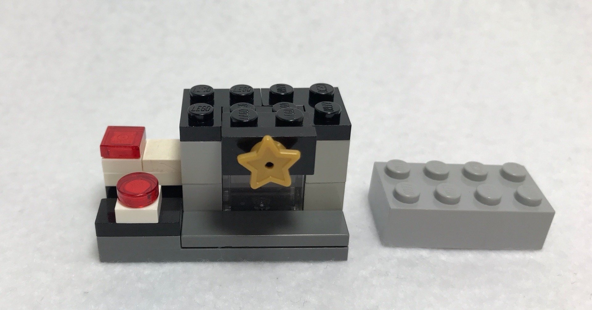 Sサイズの建物○警察署[◇作り方③]｜レゴばあちゃん