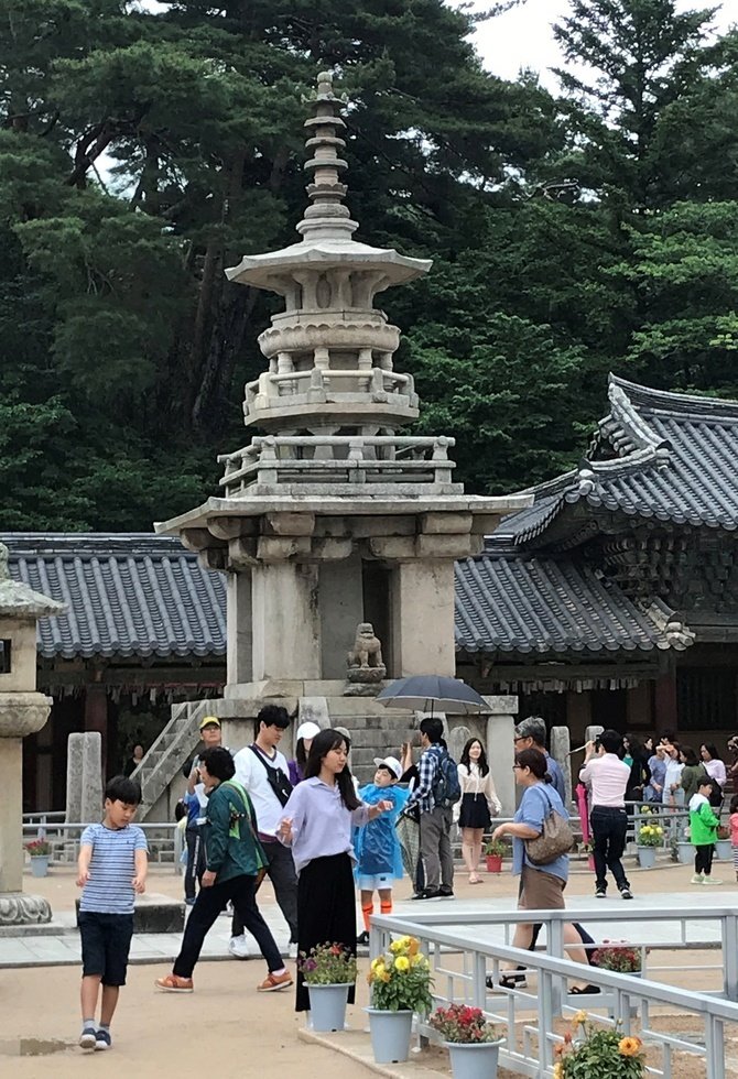 ◉旧統一教会世界平和統一家庭連合仏国寺多宝塔石彫模型花崗岩ガラスケース付◉ ◉旧統一教会世界平和統一家庭連合仏国寺多宝塔石彫模型花崗岩ガラス