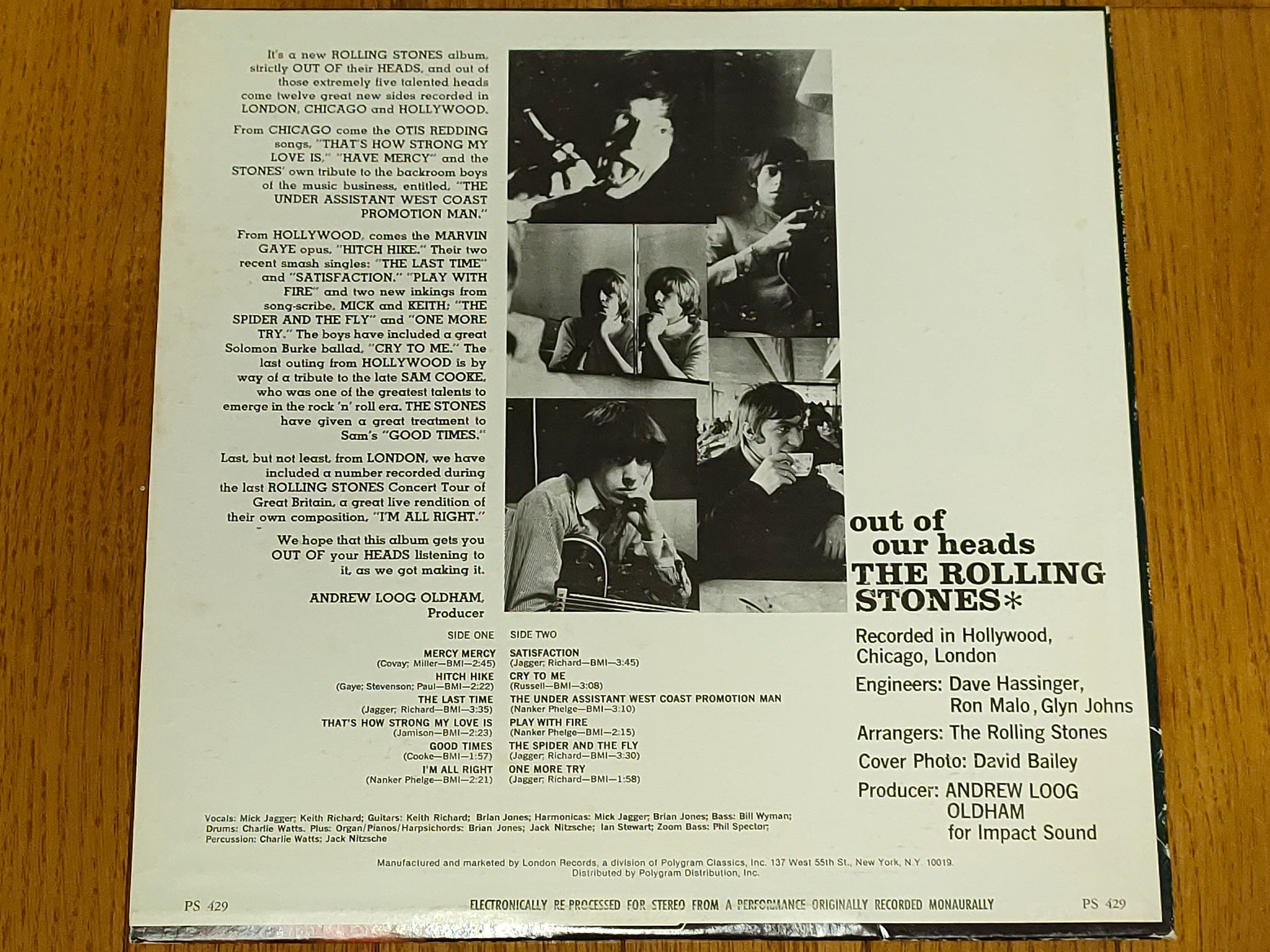 Out Of Our Heads】(1965) The Rolling Stones カバーからオリジナルへ