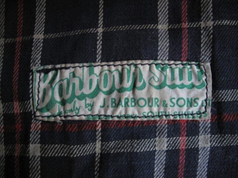 50s】Barbour インターナショナル 白タグ バブアーインターナショナル