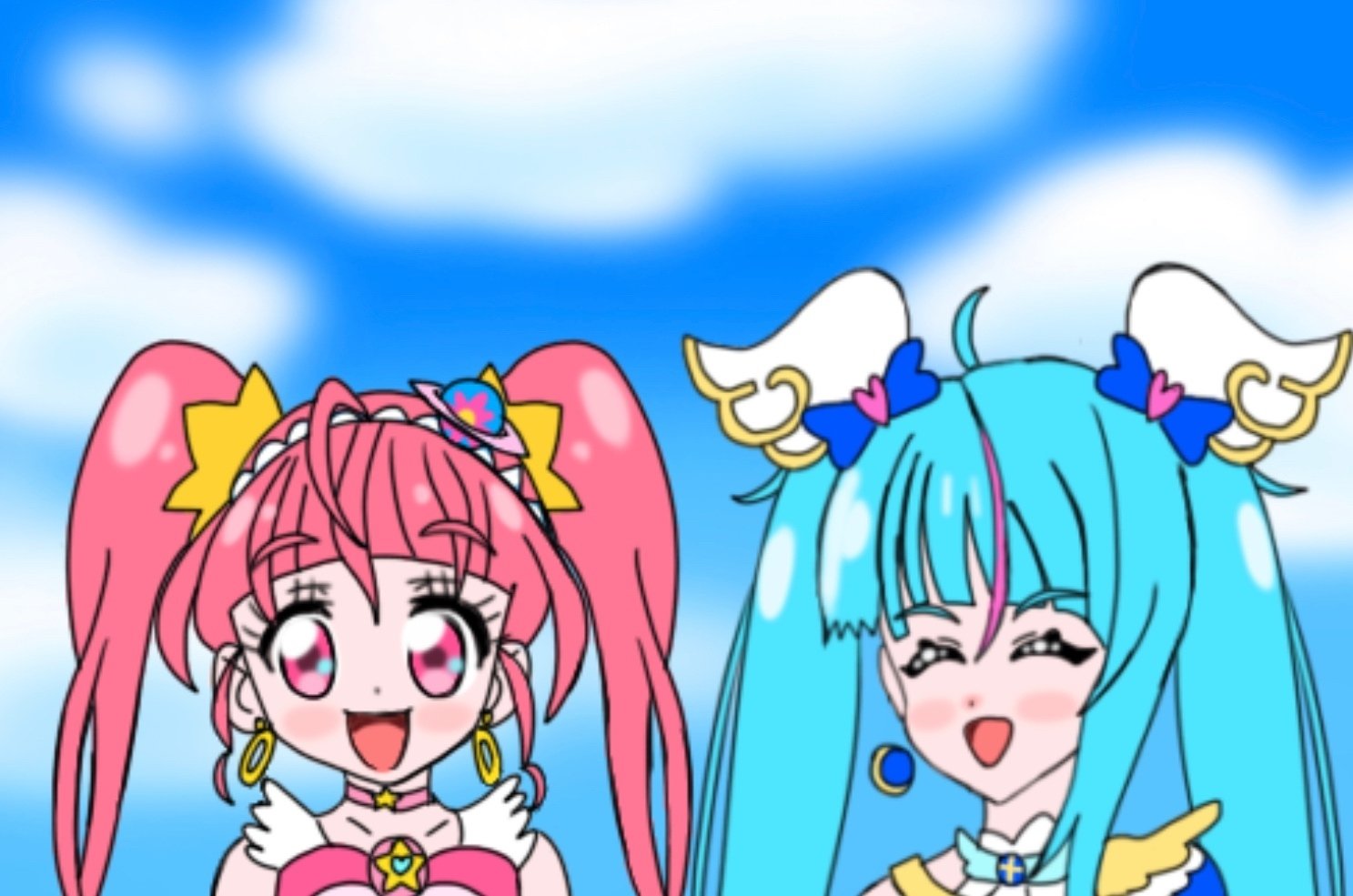 プリキュア キュアスター 星奈ひかる マルイ OIOI 特大布ポスター プリキュア キュアスター 星奈ひかる マルイ OIOI 特大布
