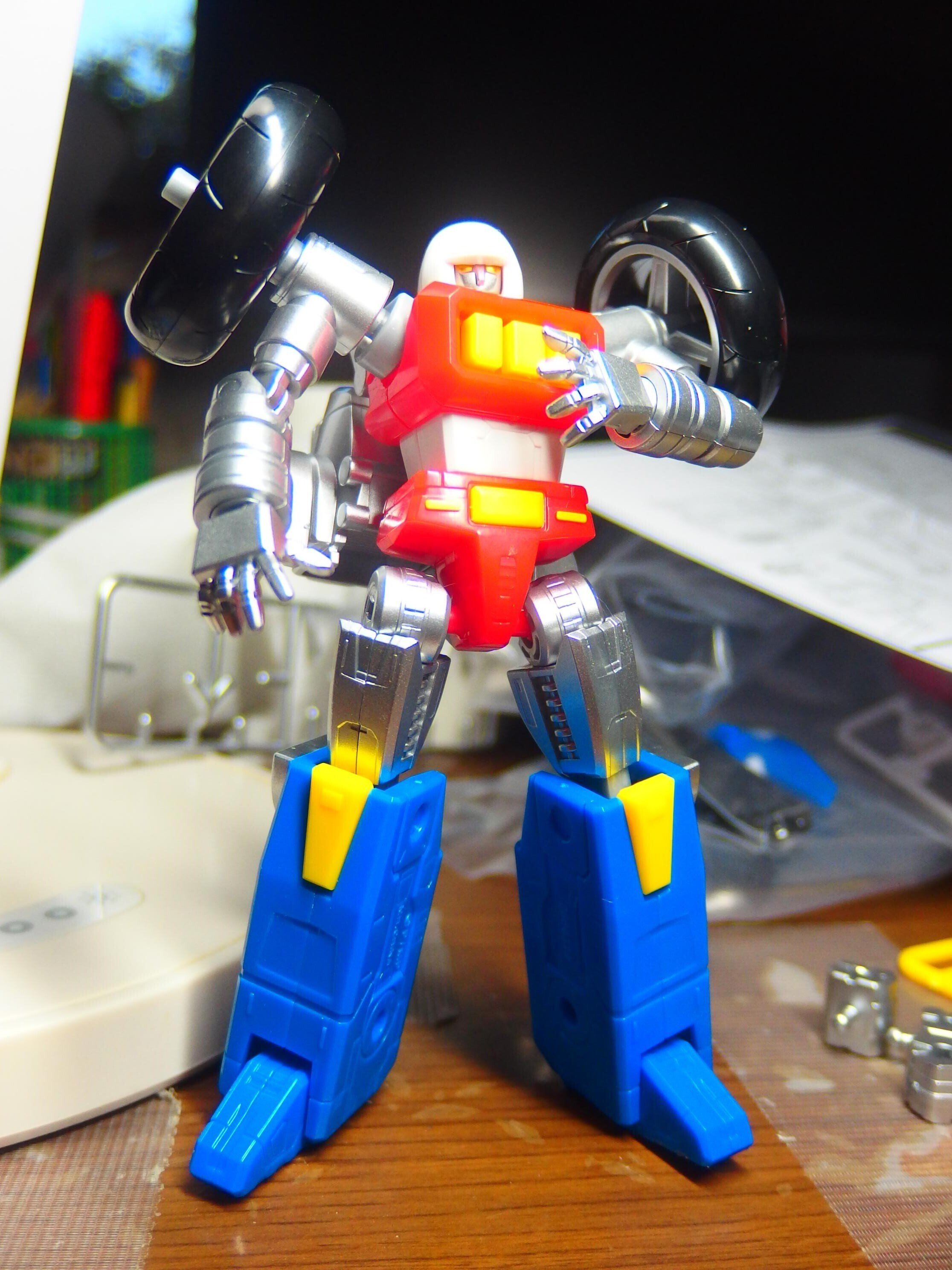 卓上玩具レビュー59 バイクロボ(マシンビルドシリーズ マシンロボ