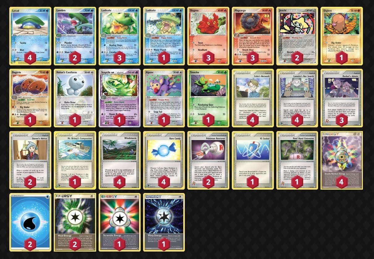 ポケカ ADV-PCG ルンパッパマグカルゴ デッキ 60枚 ADV1-WCP】ルンパッパ&マグカルゴデッキの概要とレシピ【WCS2005