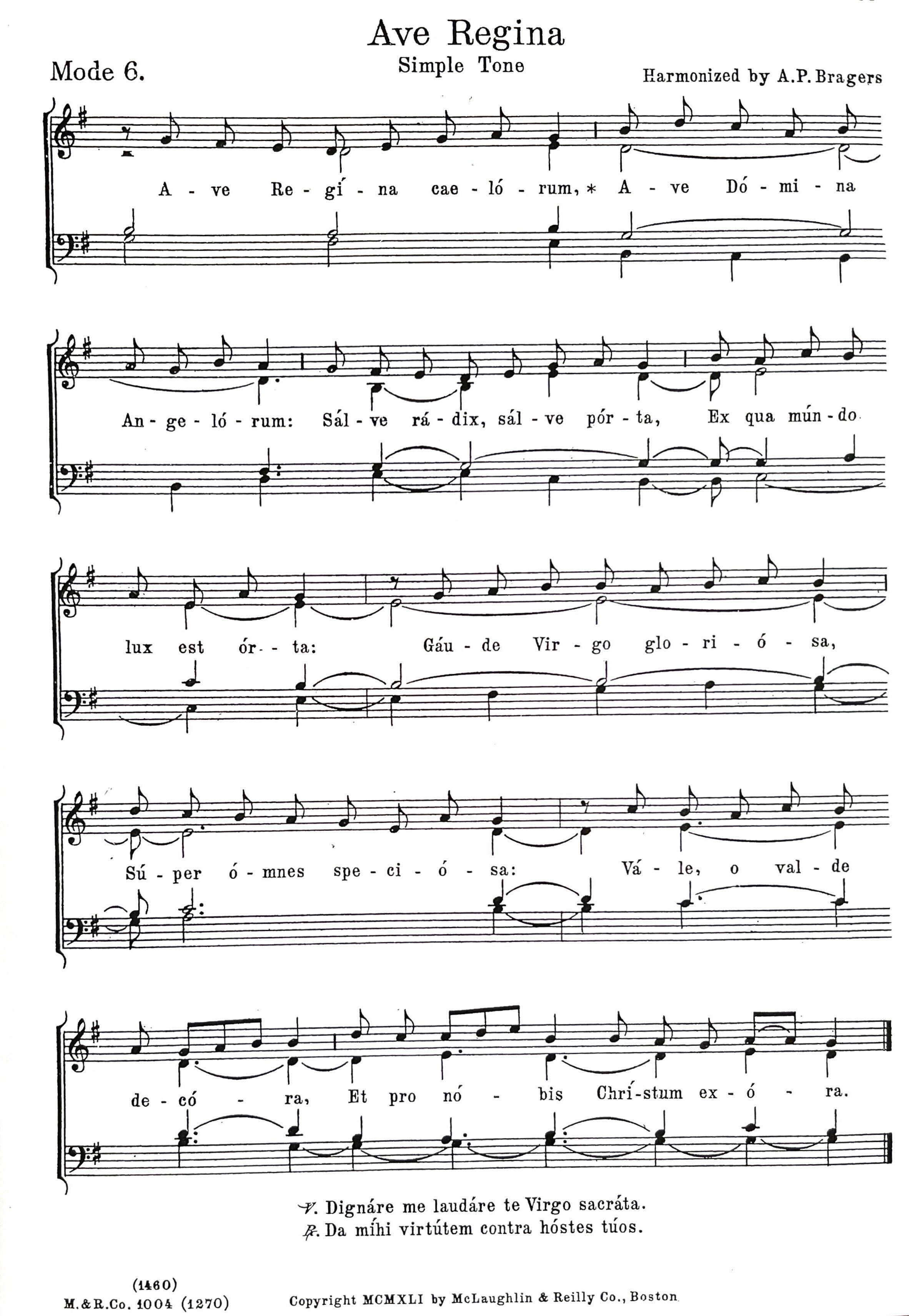 日本聖公会聖歌集 - ミサ曲 S8-8「マリヤの賛歌 (Magnificato