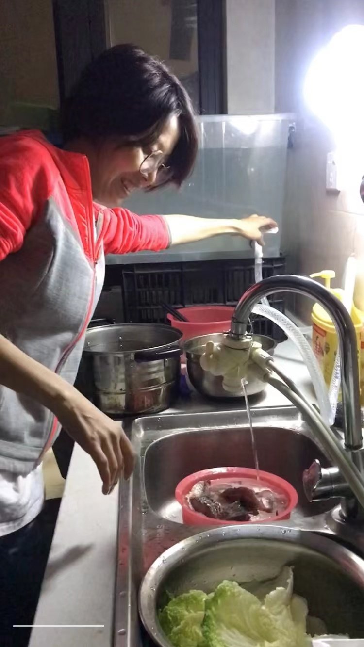有了水箱方便多了