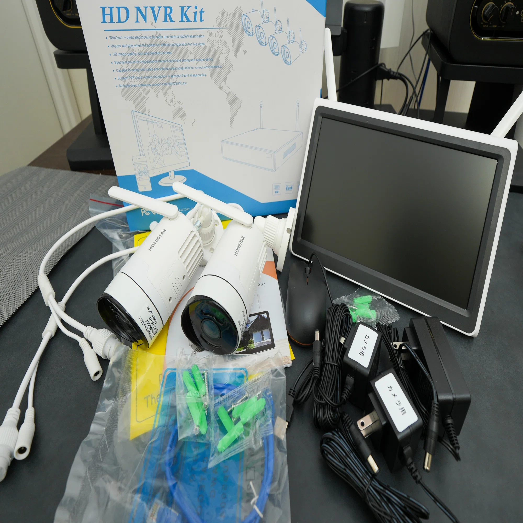 レビュー品】HONISTAR防犯カメラキット｜物欲名古屋人／サラリーマン 