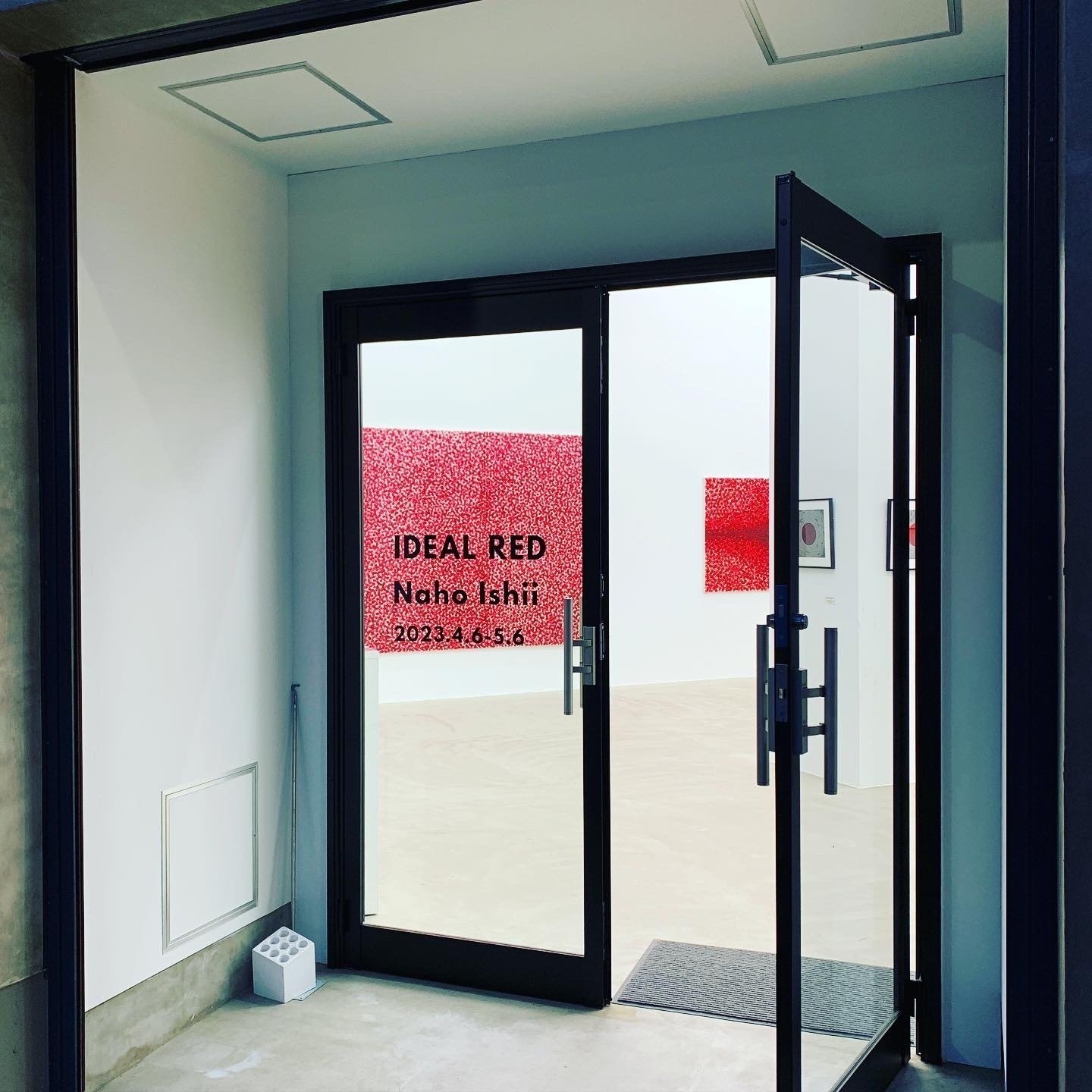 石井基善、【夜の千葉港】、希少な額装用画集より、新品額装付 人形町tagboatで現代美術家石井七歩さんの個展開催していた（～5/6