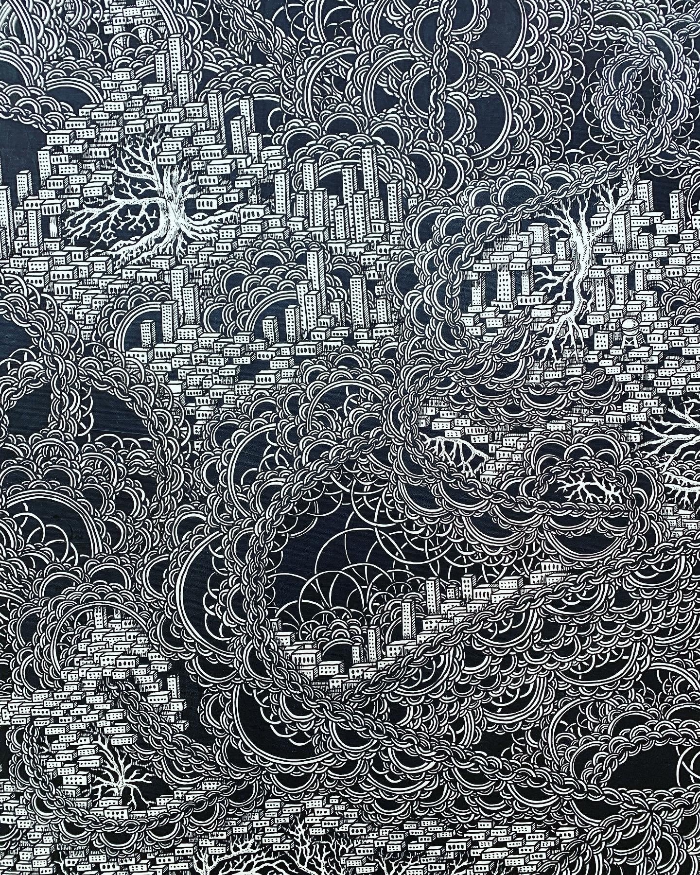 人形町tagboatで現代美術家石井七歩さんの個展開催していた（～5/6