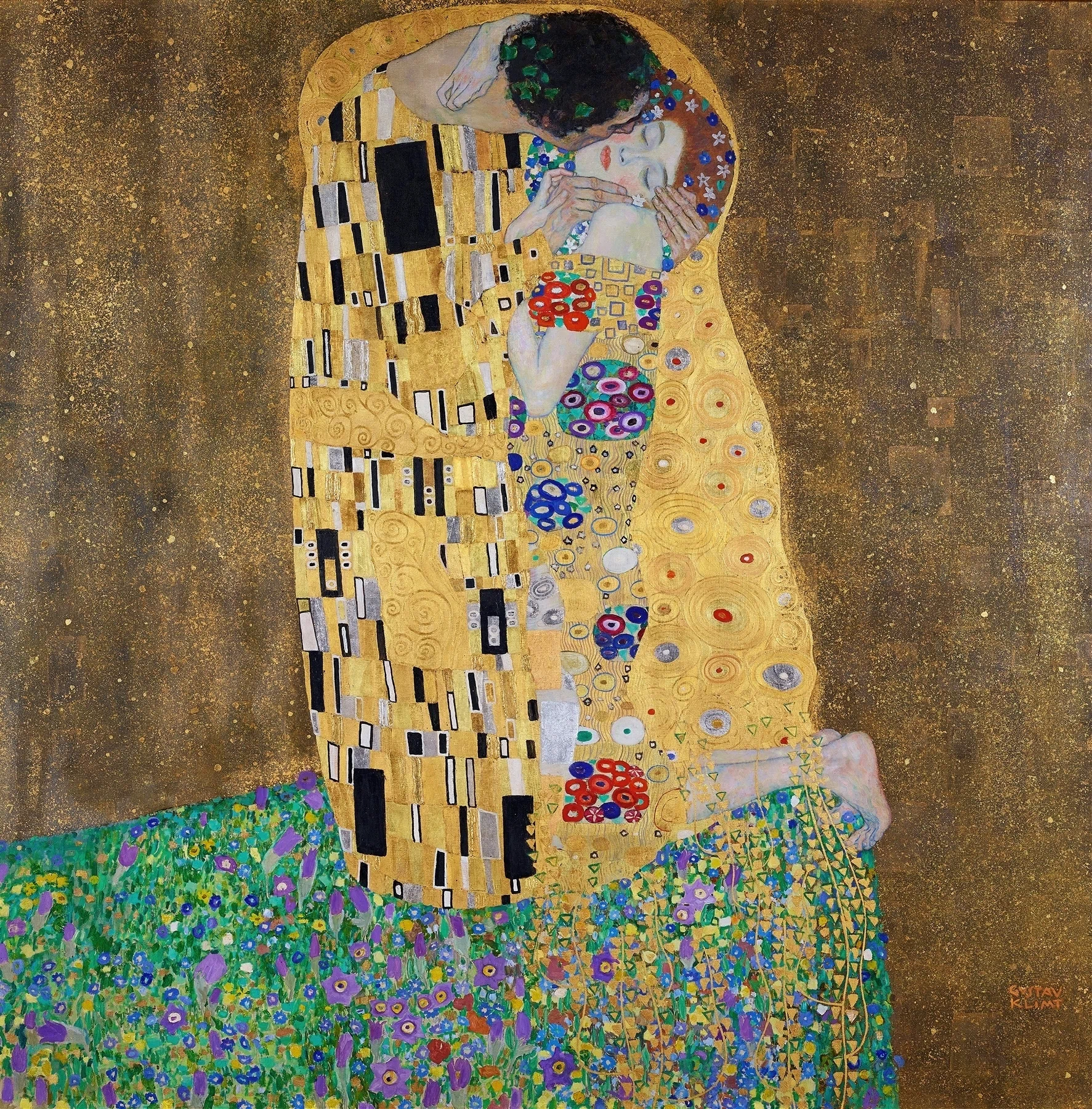 極美品！ ☆ゴールデンハート☆ クリーブ 絵画 麗しのマッチョ？ ーグスタフ・クリムト 【ホロスコープから見る芸術家