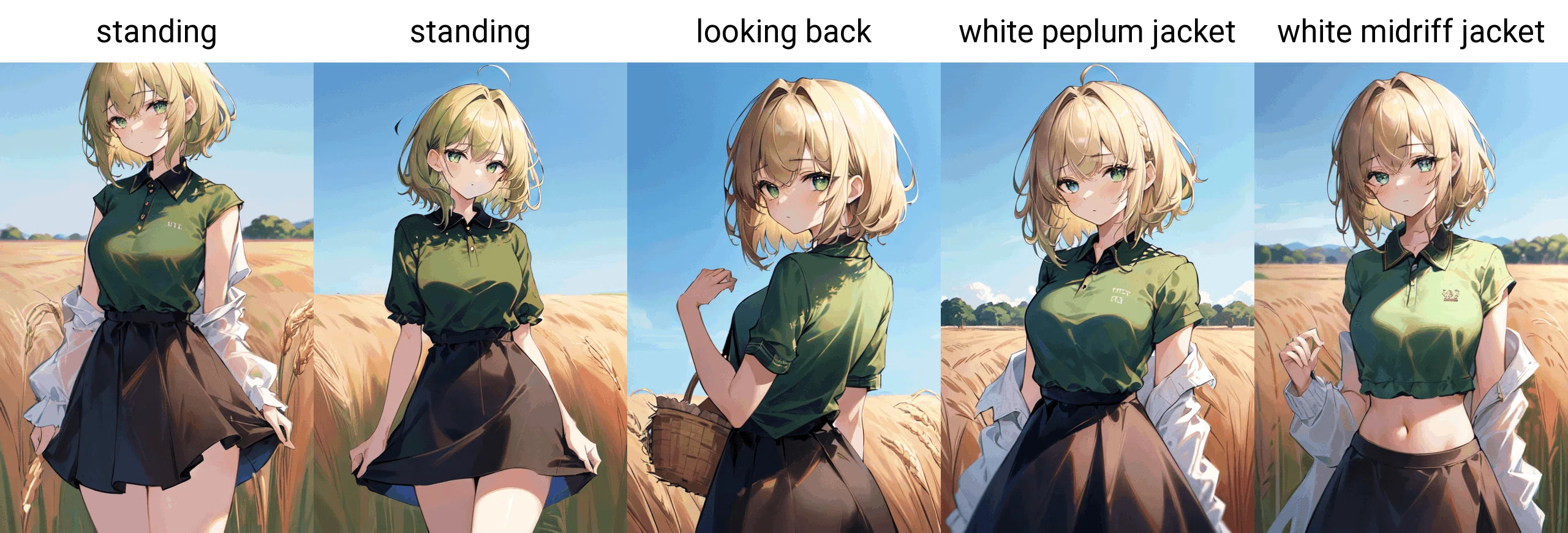 AIイラスト)上半身の服「トップス」のプロンプト纏め（stable