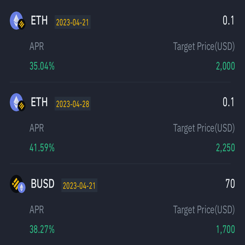デュアル投資日記 29 - BUSD/ETH｜tontokoton