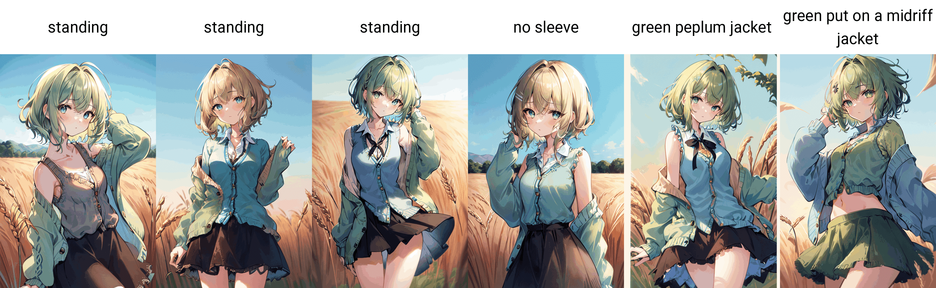 AIイラスト)上半身の服「トップス」のプロンプト纏め（stable