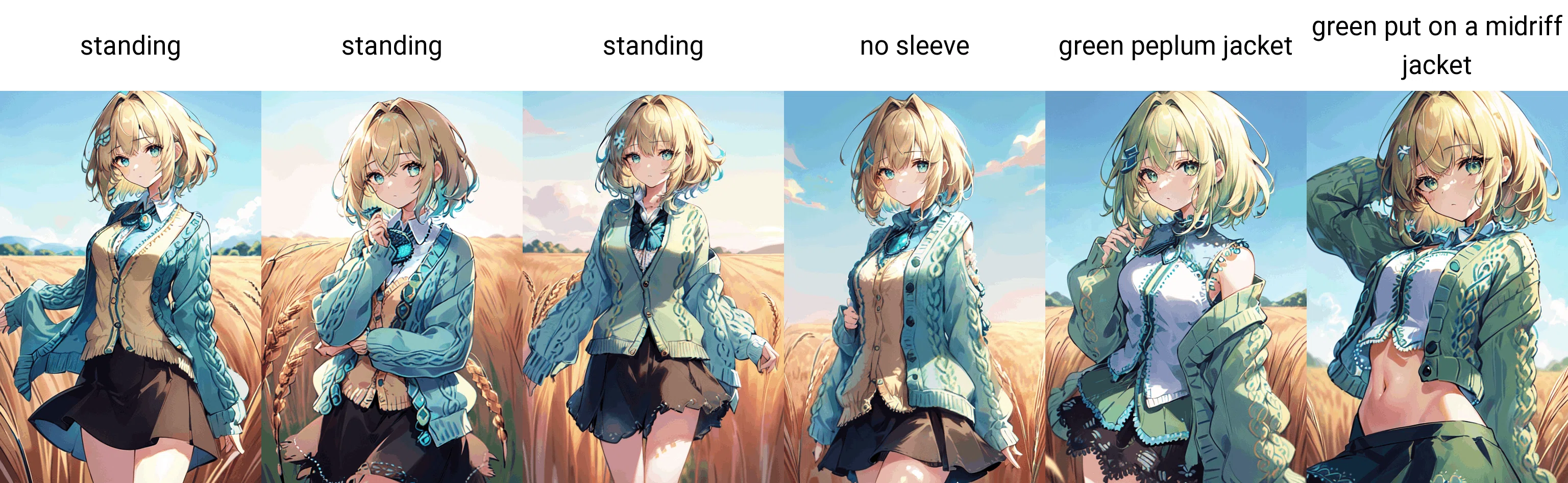 AIイラスト)上半身の服「トップス」のプロンプト纏め（stable