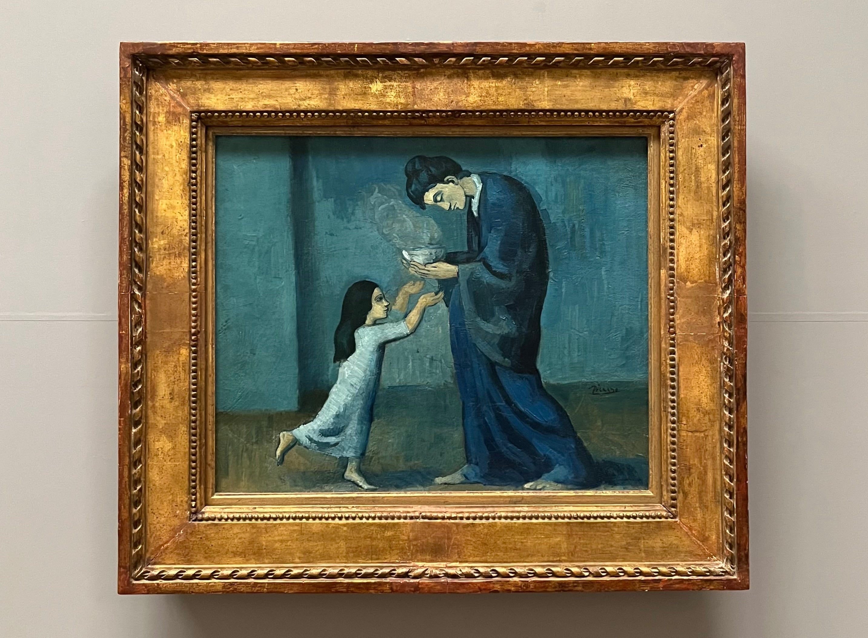 パブロ・ピカソ、【仔羊を連れたポール、画家の息子、二歳】 パブロ・ピカソ、【仔羊を連れたポール、画家の息子、二歳