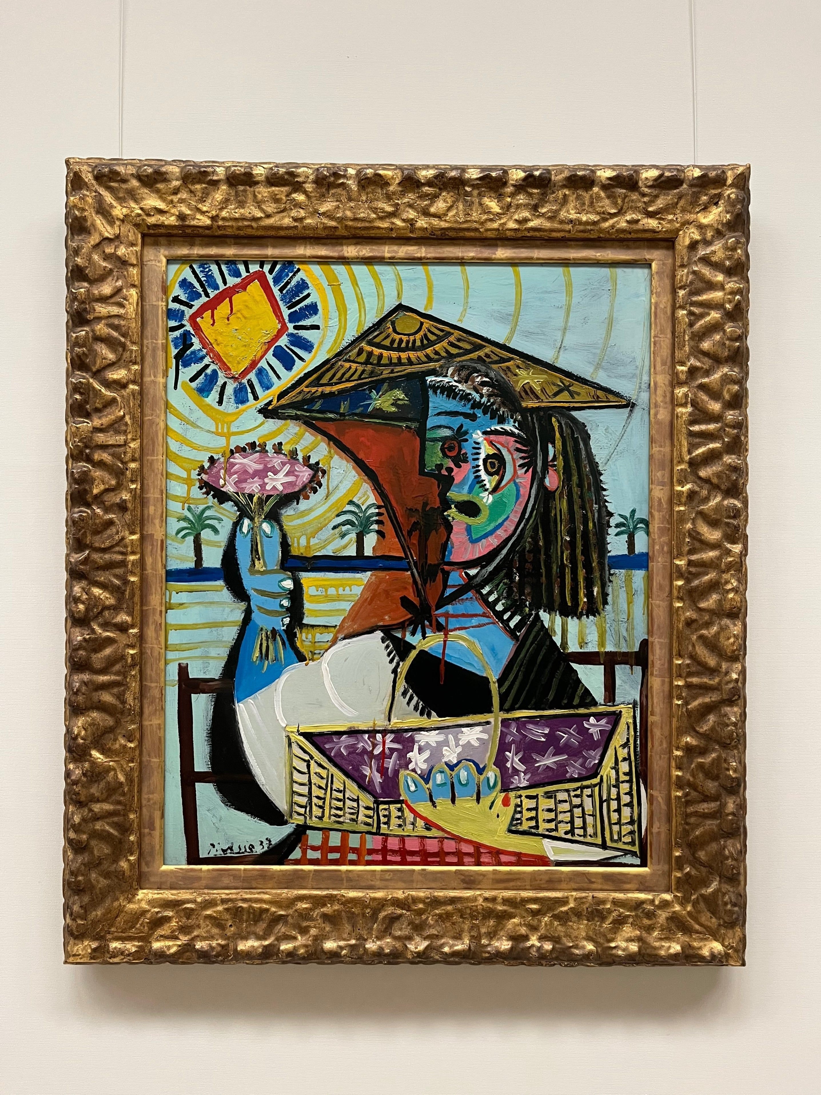 ピカソ子供の世界仔羊を連れたパウロ、画家の息子、二歳複製画