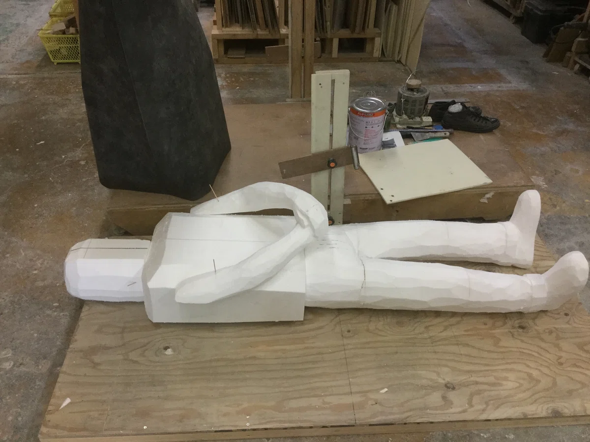 ファミチキ先輩 オブジェ制作｜美術造形制作工房 松丘屋スタジオ