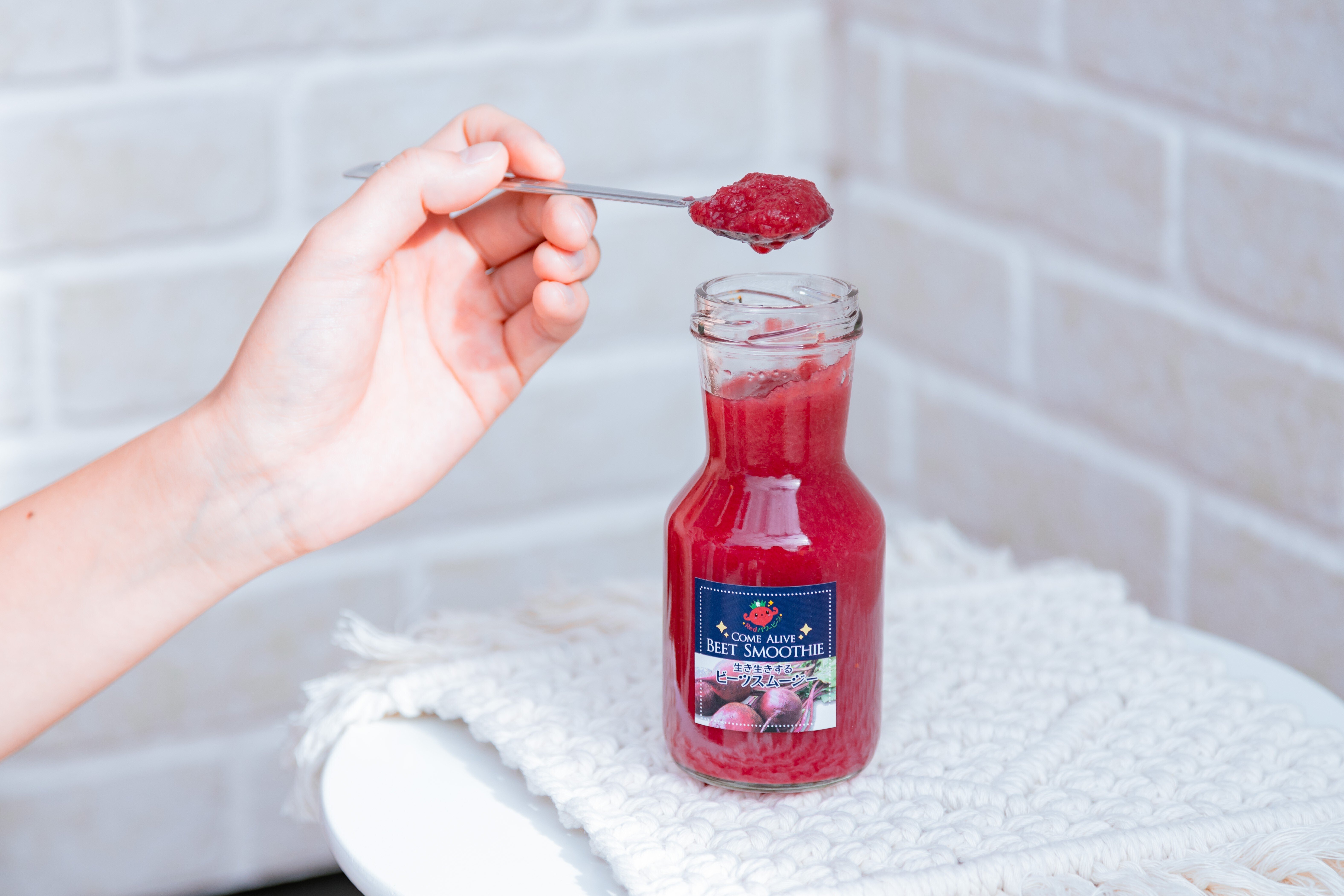 ミキサー要らず！手軽にビーツスムージー｜七久里農園