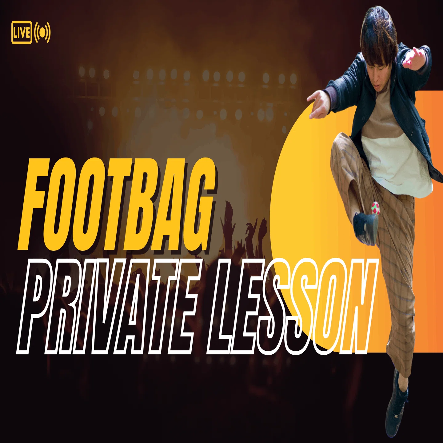 日本唯一のフットバッグとサッカーに特化したスクールレッスンを始め