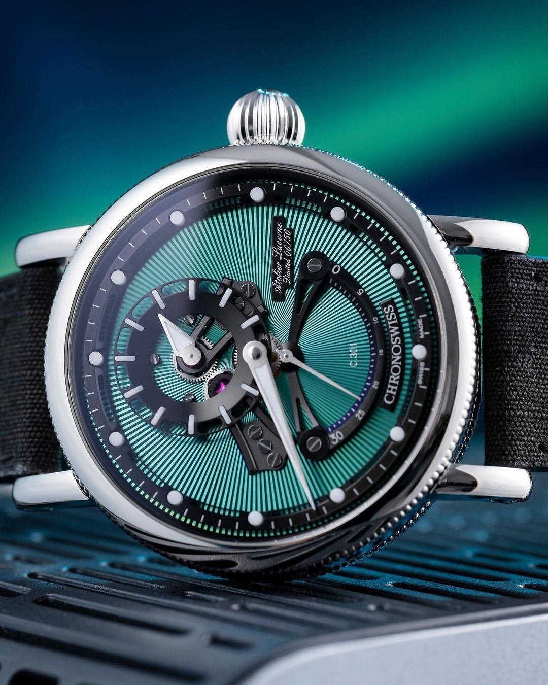 オープンギア レ・セック オーロラ CH-6923-TUBK2｜CHRONOSWISS クロノ