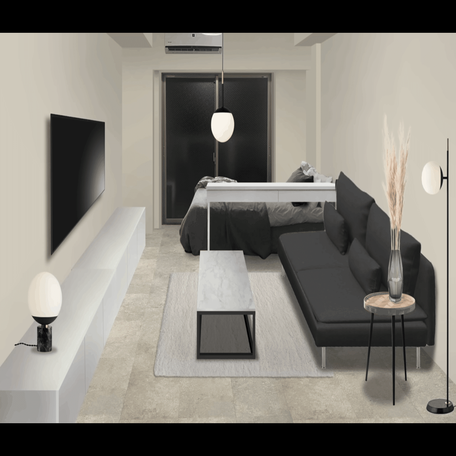 一人暮らしのレイアウト】今ある家具で作るおしゃれなインテリア