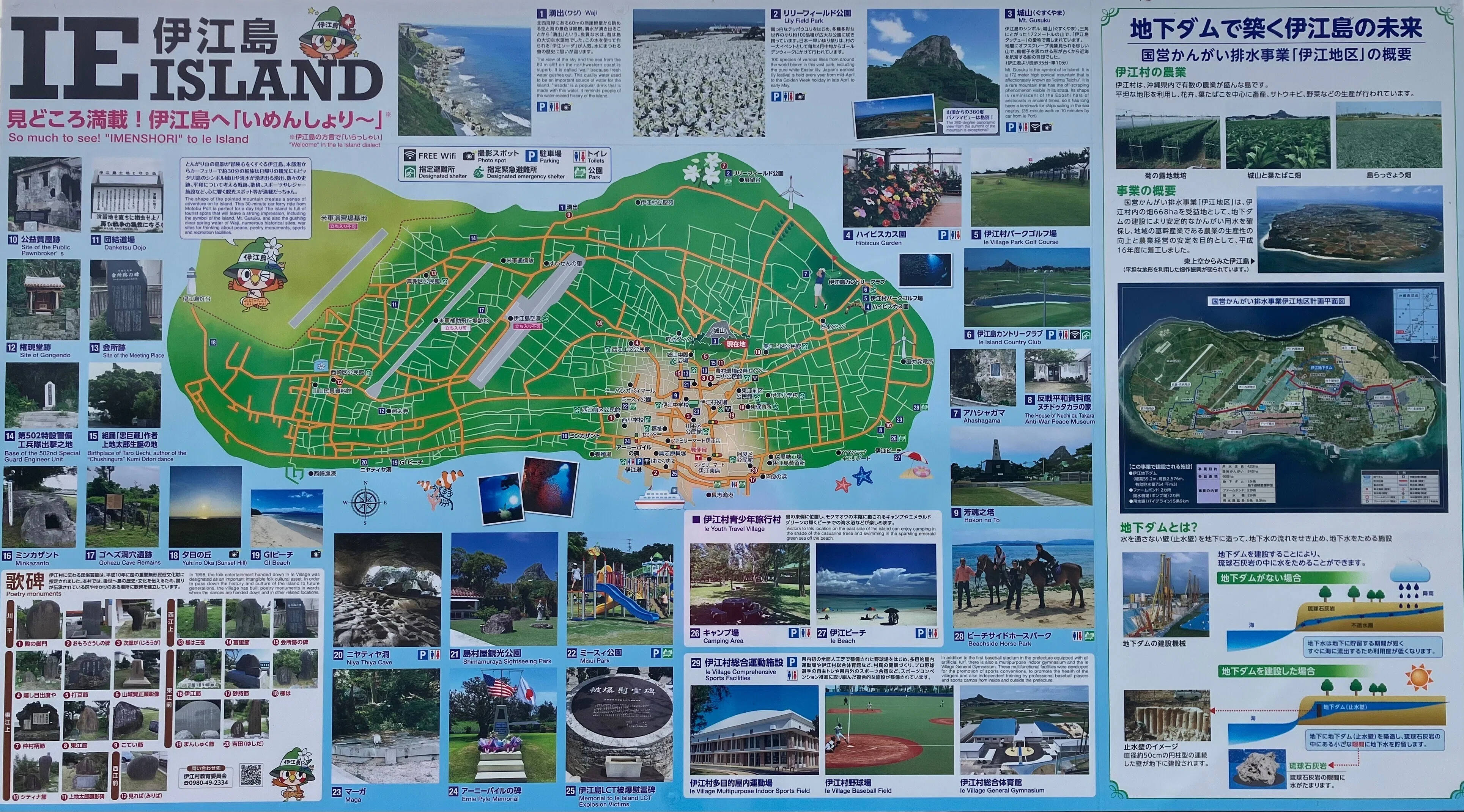 本部町　今帰仁村　伊江村　沖縄 　2002年版　ゼンリン住宅地図　美ら海水族館等 美ら海水族館から見える「帽子の形」をした島ってどんなところ！？伊