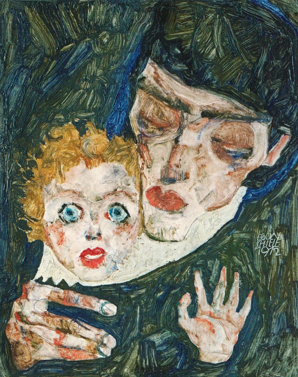 エゴン・シーレ展に行ってきました〜我が家の小さな俳優達による絵画