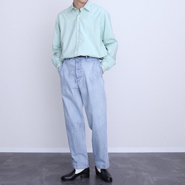 YLEVE】13.5oz DENIM TROUSERS、DENIM BAGGY 今履きたいデニム