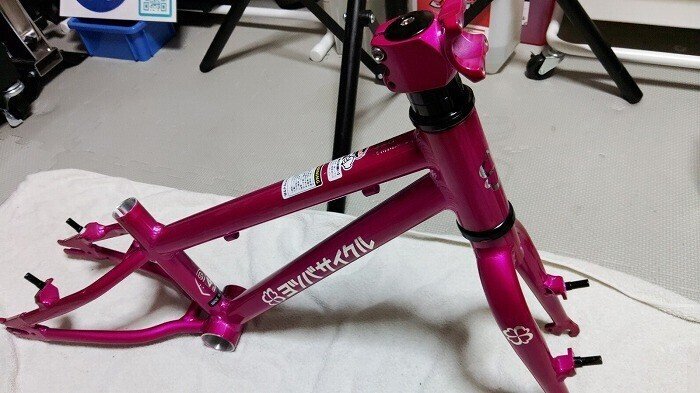 ヨツバサイクル 20インチ ピンク【廃番カラー、整備点検・防犯登録解除済】 New color-Cristal pink | 子供自転車 軽量で細かいサイズ設定