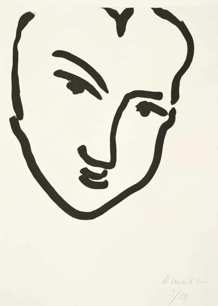 引き算」の魅力―アンリ・マティス 《顔をかたむけたナディア》｜横浜美術館