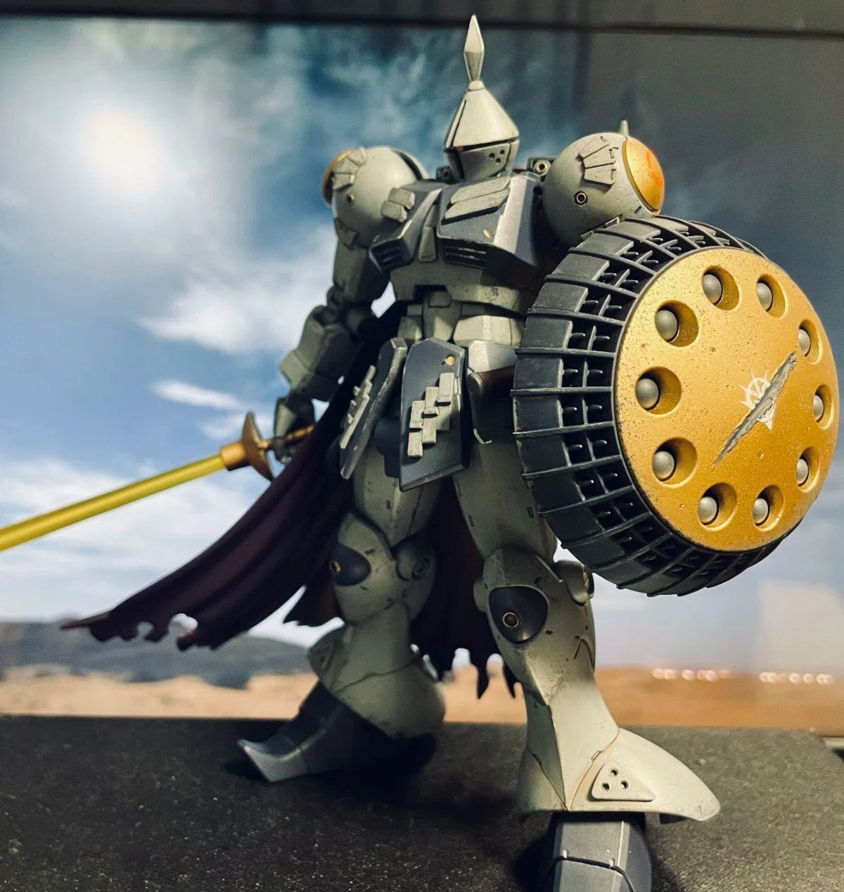 ガンプラ HGギャン 改造塗装済完成品 （BANDAI - ガンプラ 塗装済完成 