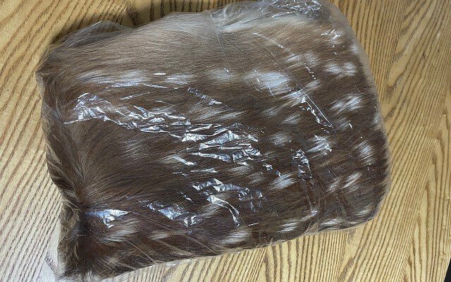 ハンドメイド記録】ミョウバン液につけて毛皮なめしNo.17：シカ