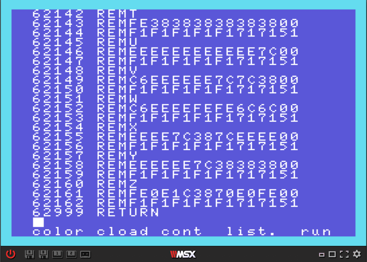 MSX】Z80マシン語を勉強してみた（第1回） - aburi6800のブログ