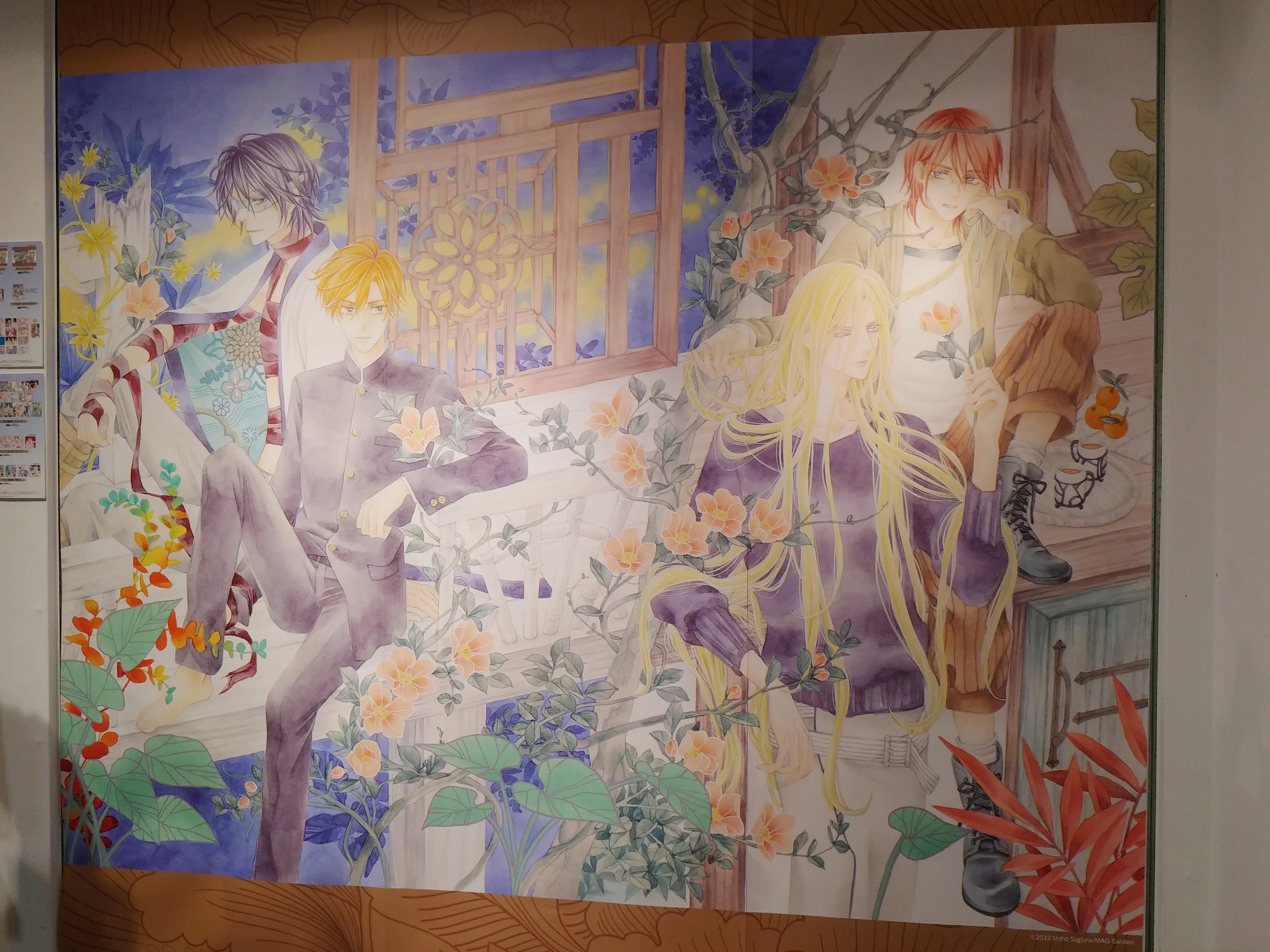 推廣+紀念用】杉浦志保老師發售紀念展《銀の音咲く月の庭炎は夜の森に