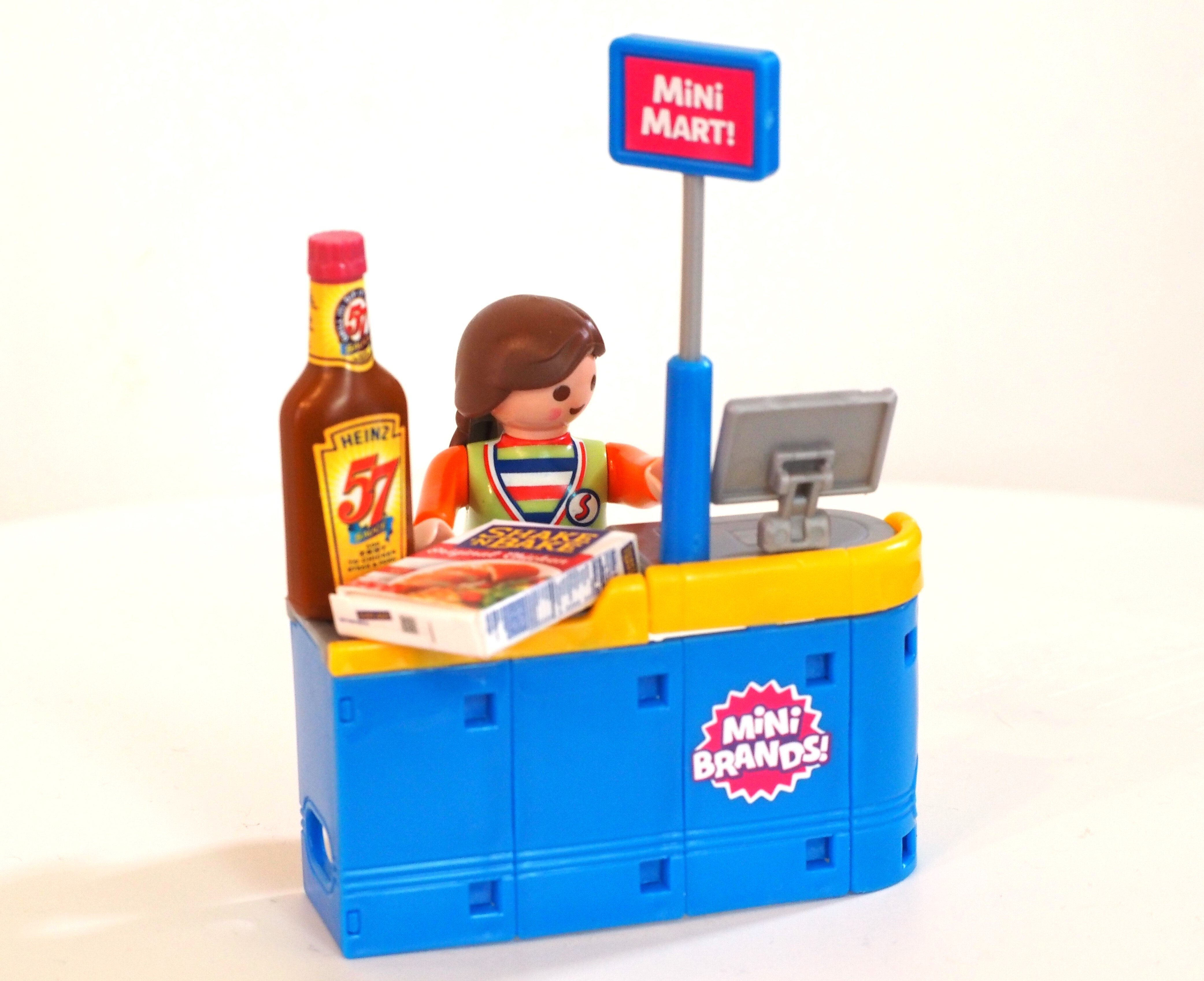 mini brandsのコンビニで遊んでみた｜こねてる×playmobil