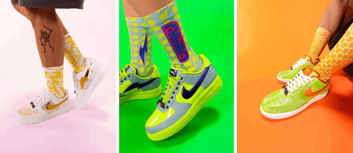RTFKT x Nike Air Force 1】CLONE XデザインのNikeエアフォース1が販売