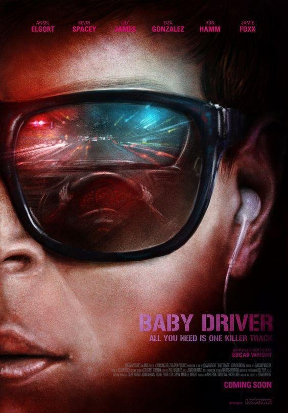 物語る映画ポスター】ベイビー・ドライバー|たくまる 物語る映画ポスター】ベイビー・ドライバー|たくまる